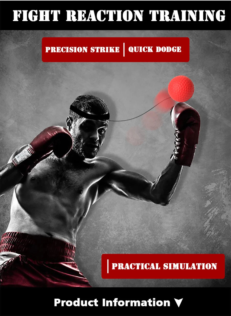 Head-Mounted Boxing Reflex Ball